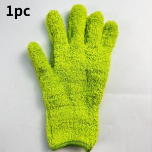 1 Pair Knitted Household Gloves, Suitable for Dusting Furniture, Car Window Cleaning, Water Absorption, And Warm-Keeping Cleaning Gloves